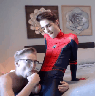 Spiderman Porn Gif - Spiderman Gay Porn Gif | Gay Fetish XXX